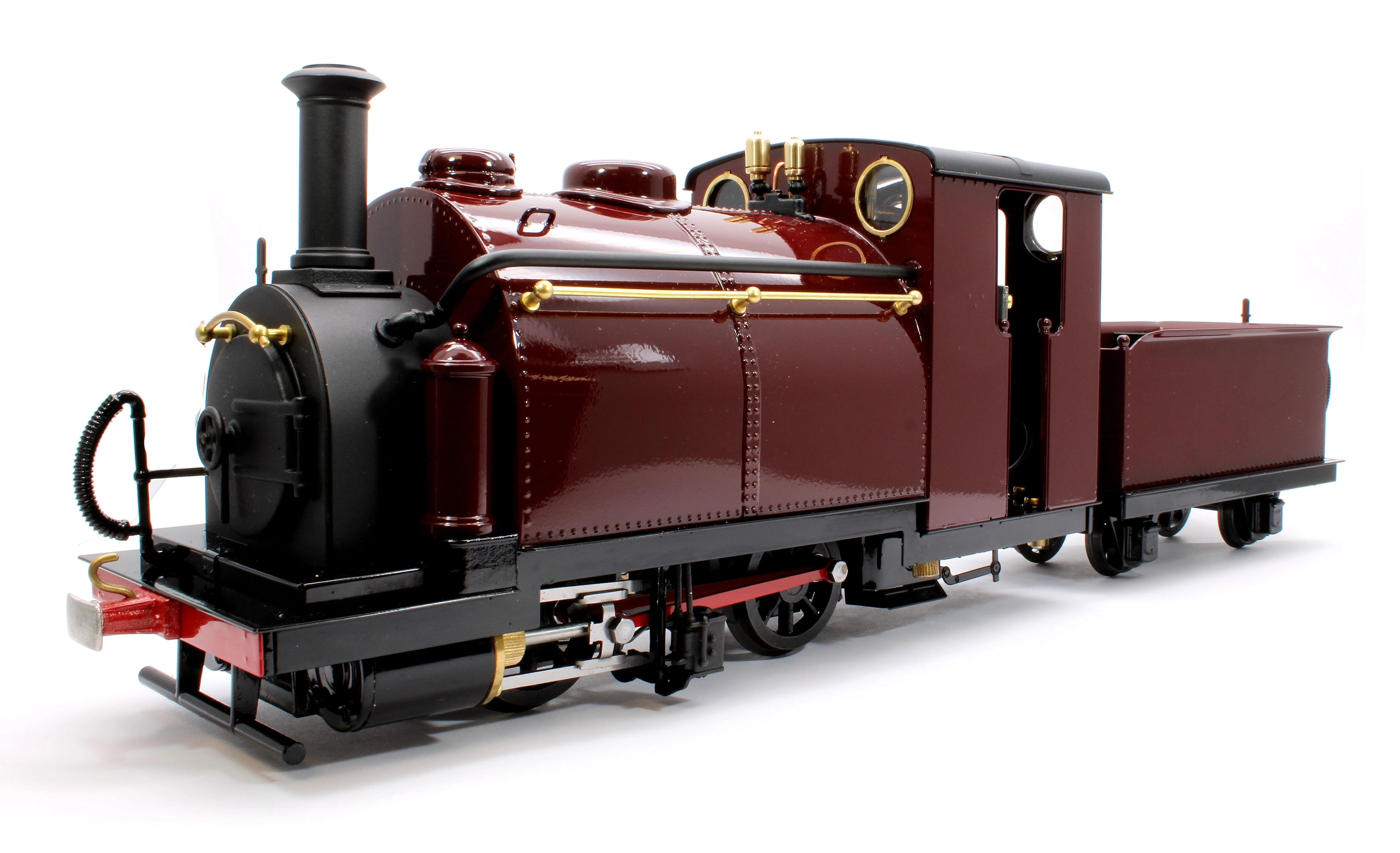 PALR-MAROOON-NI 0-4-0 Saddle Tank 'Palmerston' Fairlie Engine Maroon (Radio Control, Uninsulated Wheels) Steam Locomotive