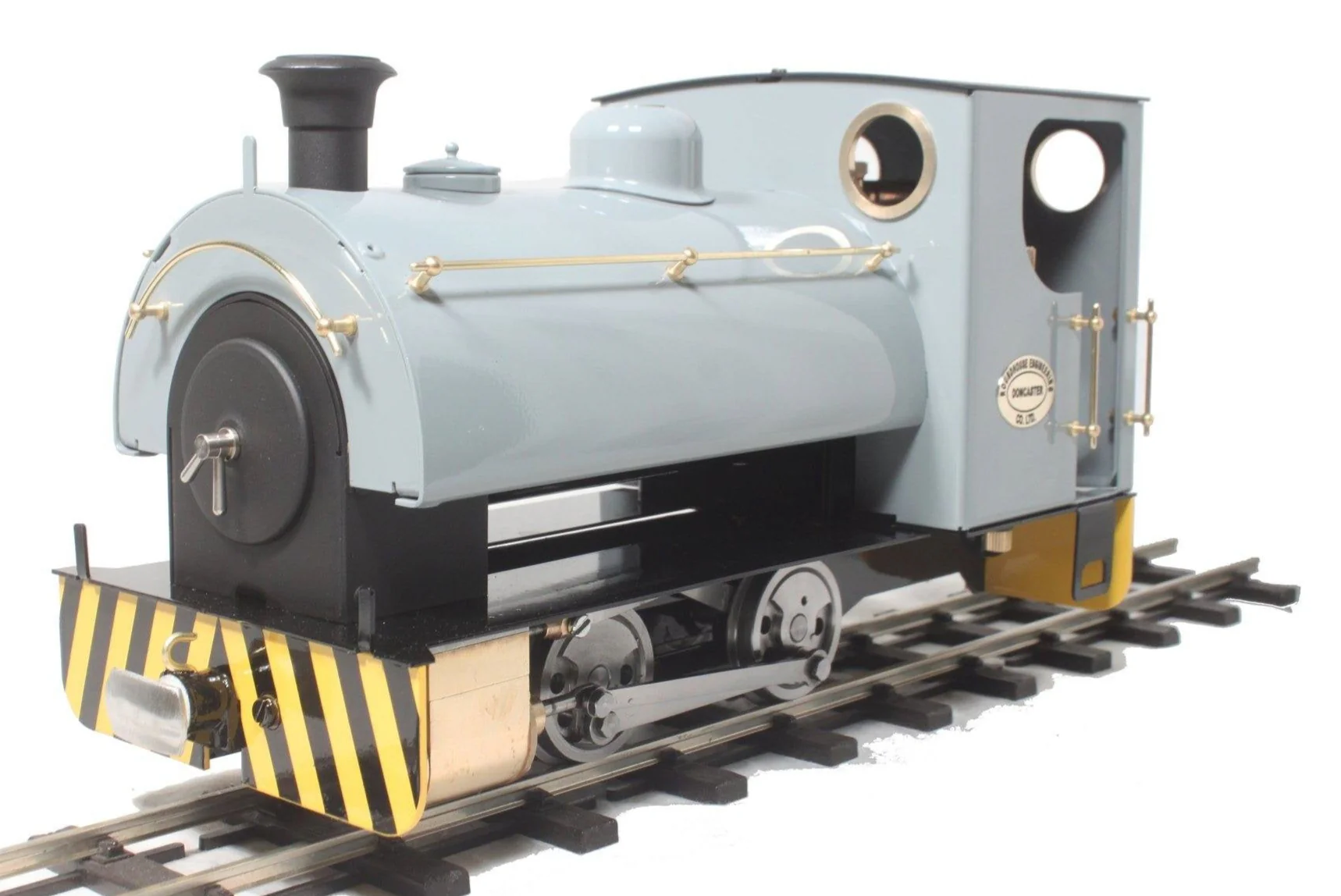 PEGGIE-WDGREY 0-4-0 Saddle Tank 'Peggie' WD Grey (Manual) Steam Locomotive