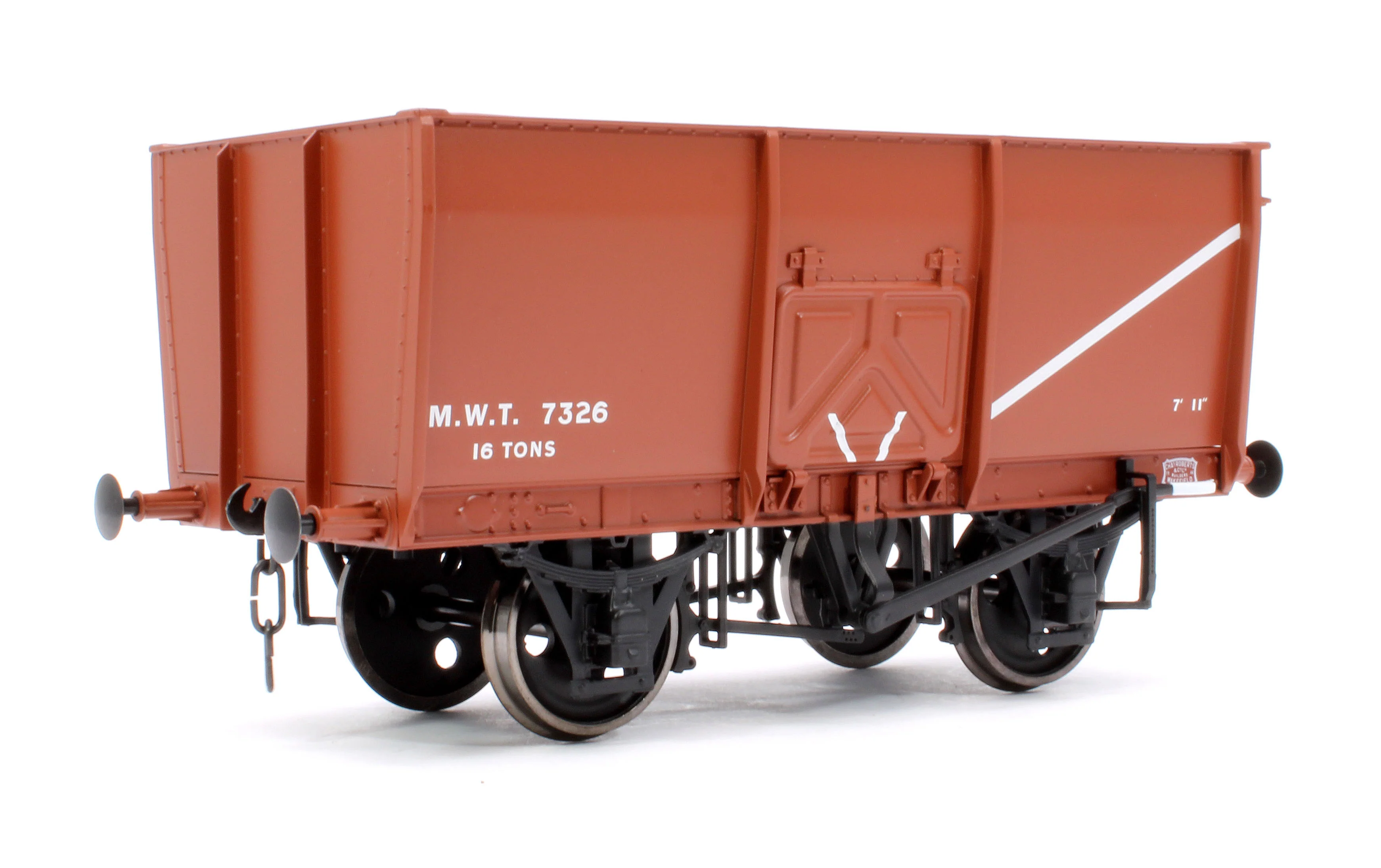 7F-041-001 14T Slope Sided Mineral Wagon Bauxite MWT 7326