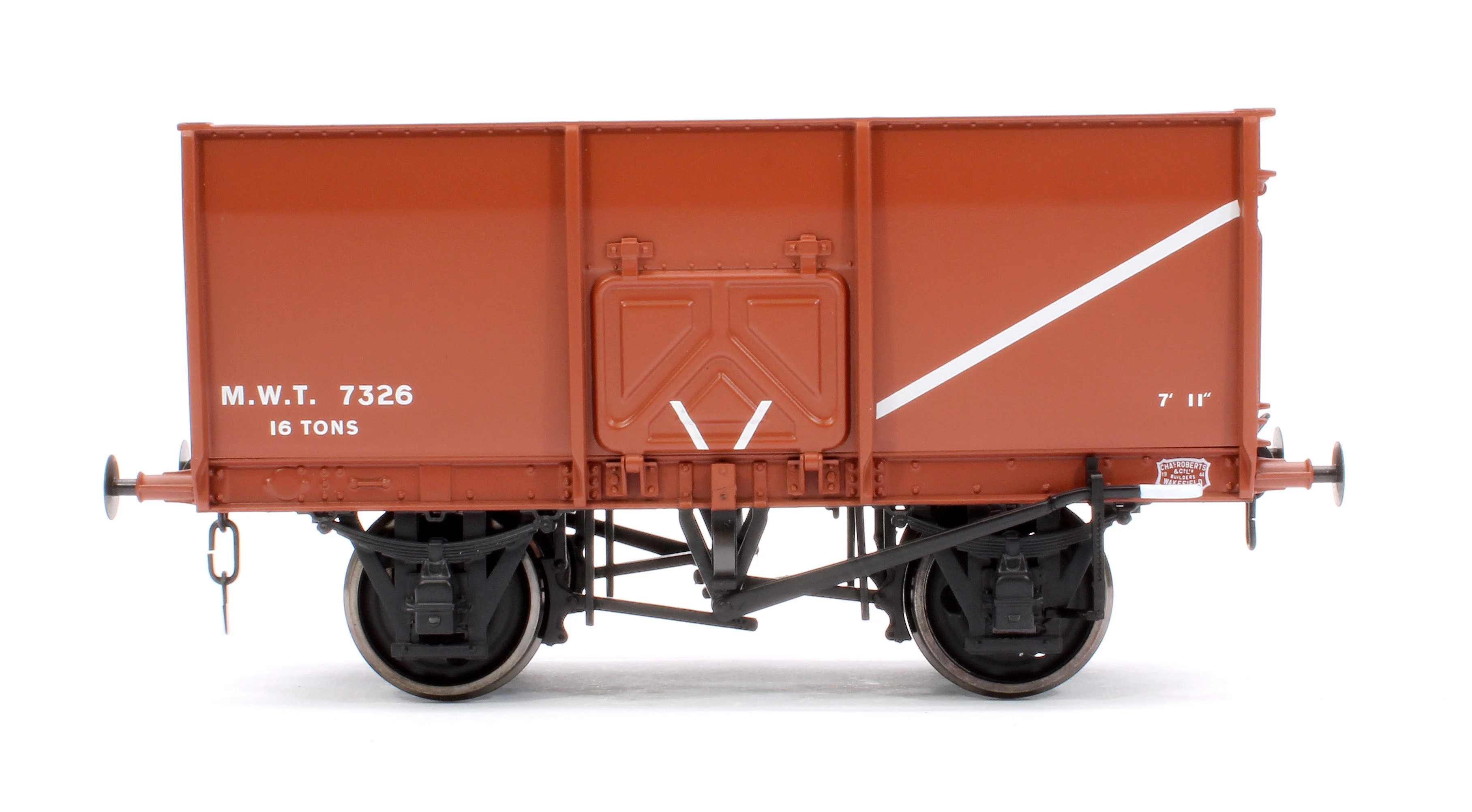 7F-041-001 14T Slope Sided Mineral Wagon Bauxite MWT 7326 - Image 2
