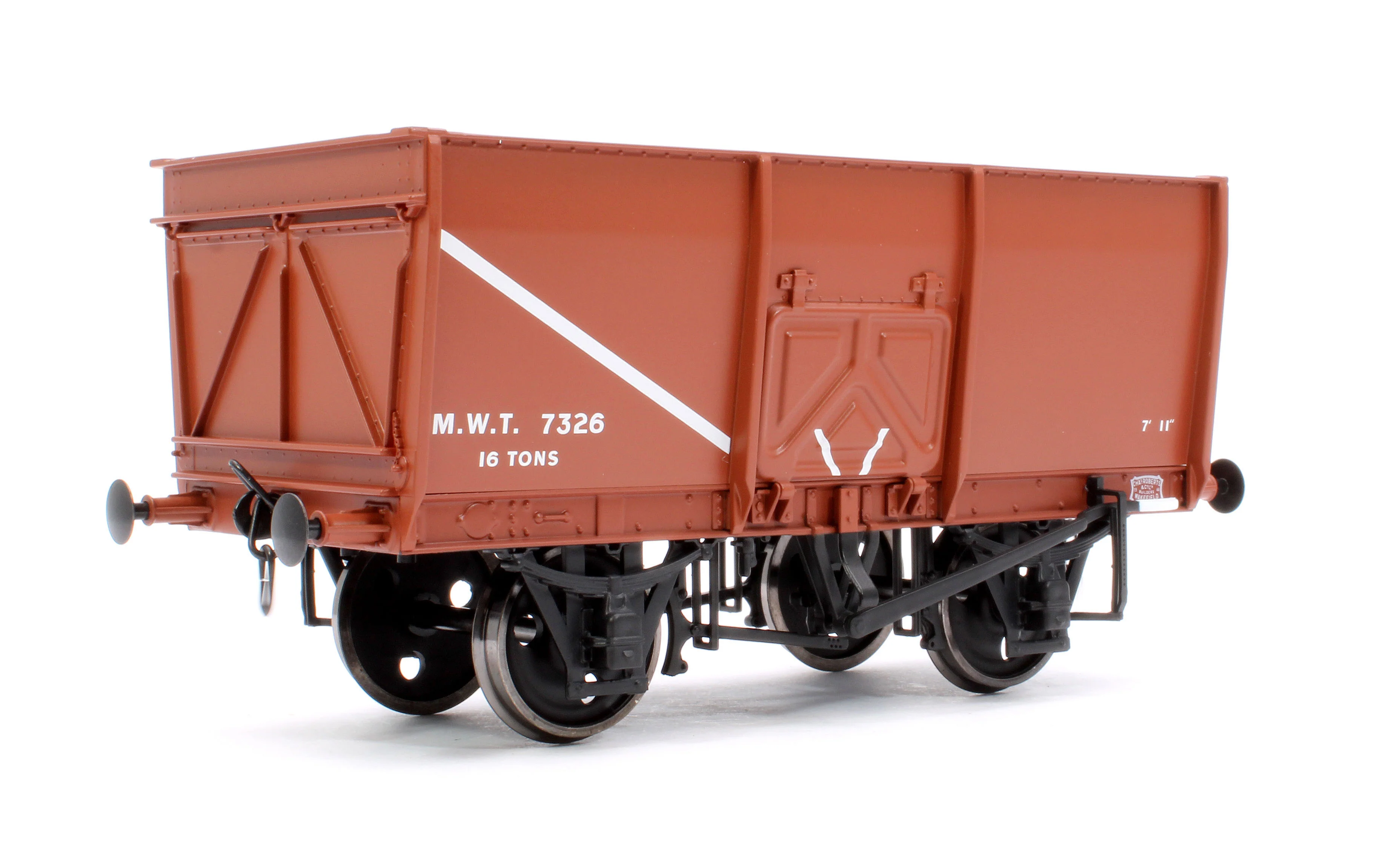 7F-041-001 14T Slope Sided Mineral Wagon Bauxite MWT 7326 - Image 3