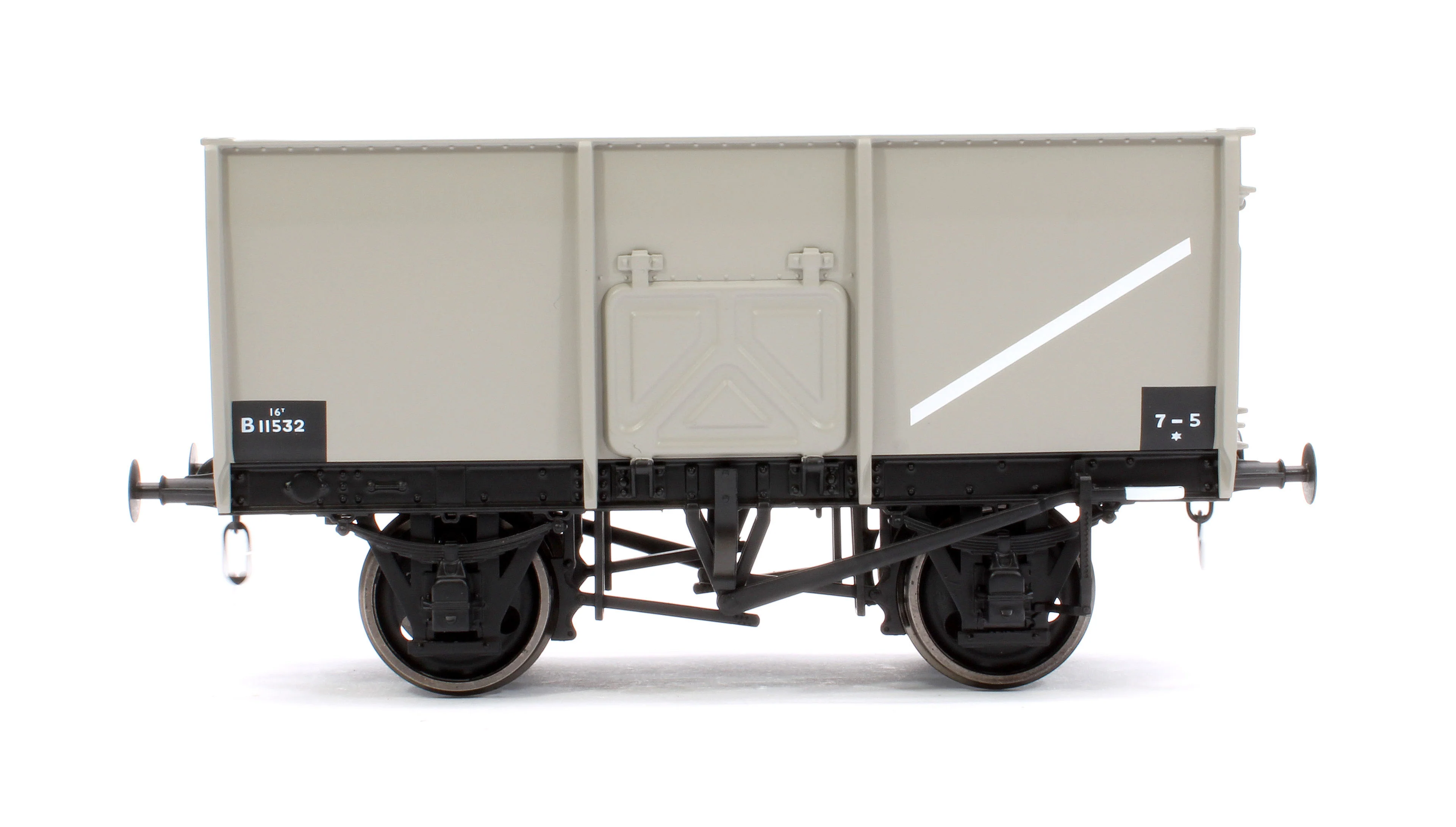 7F-041-004 14T Slope Sided Mineral Wagon BR Grey B11532 - Image 2