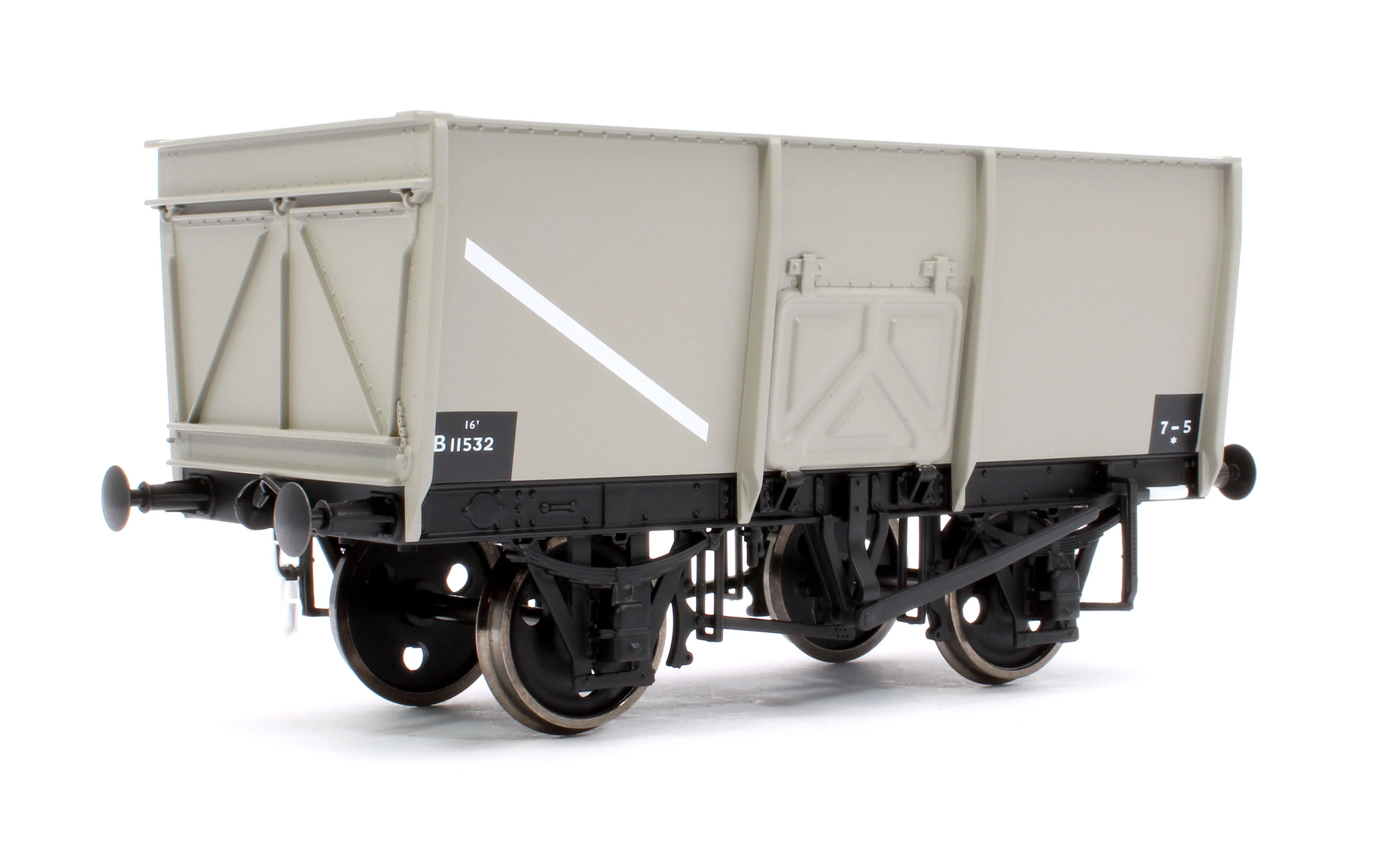 7F-041-004 14T Slope Sided Mineral Wagon BR Grey B11532 - Image 3