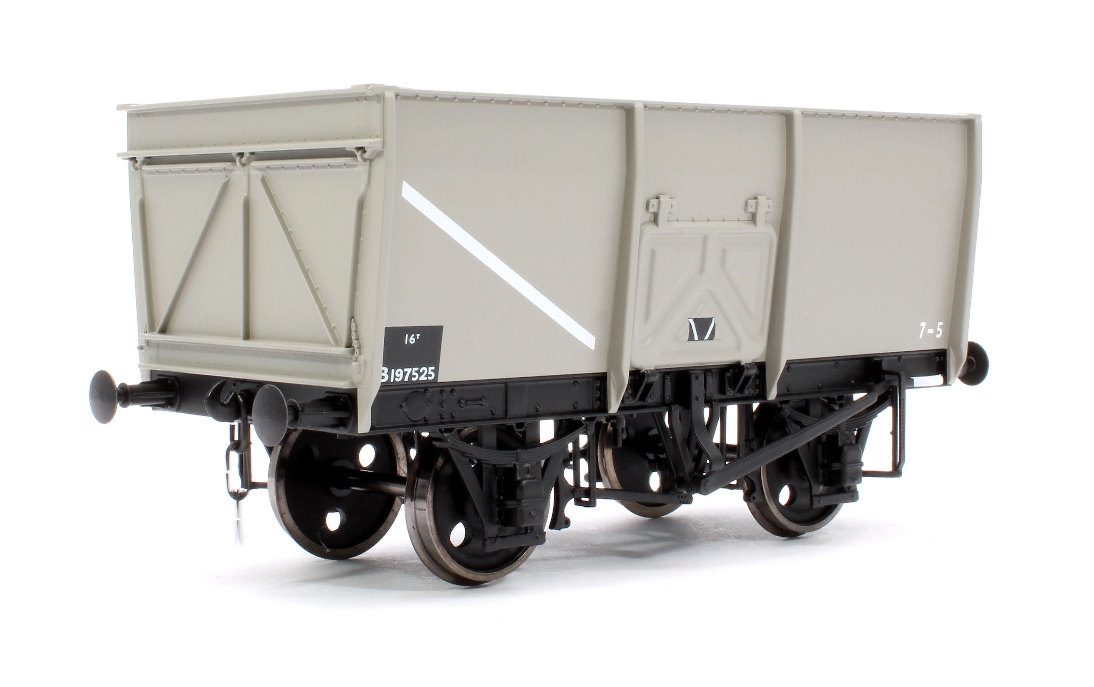 7F-041-008 14T Slope Sided Mineral Wagon BR Grey B197525 - Image 3