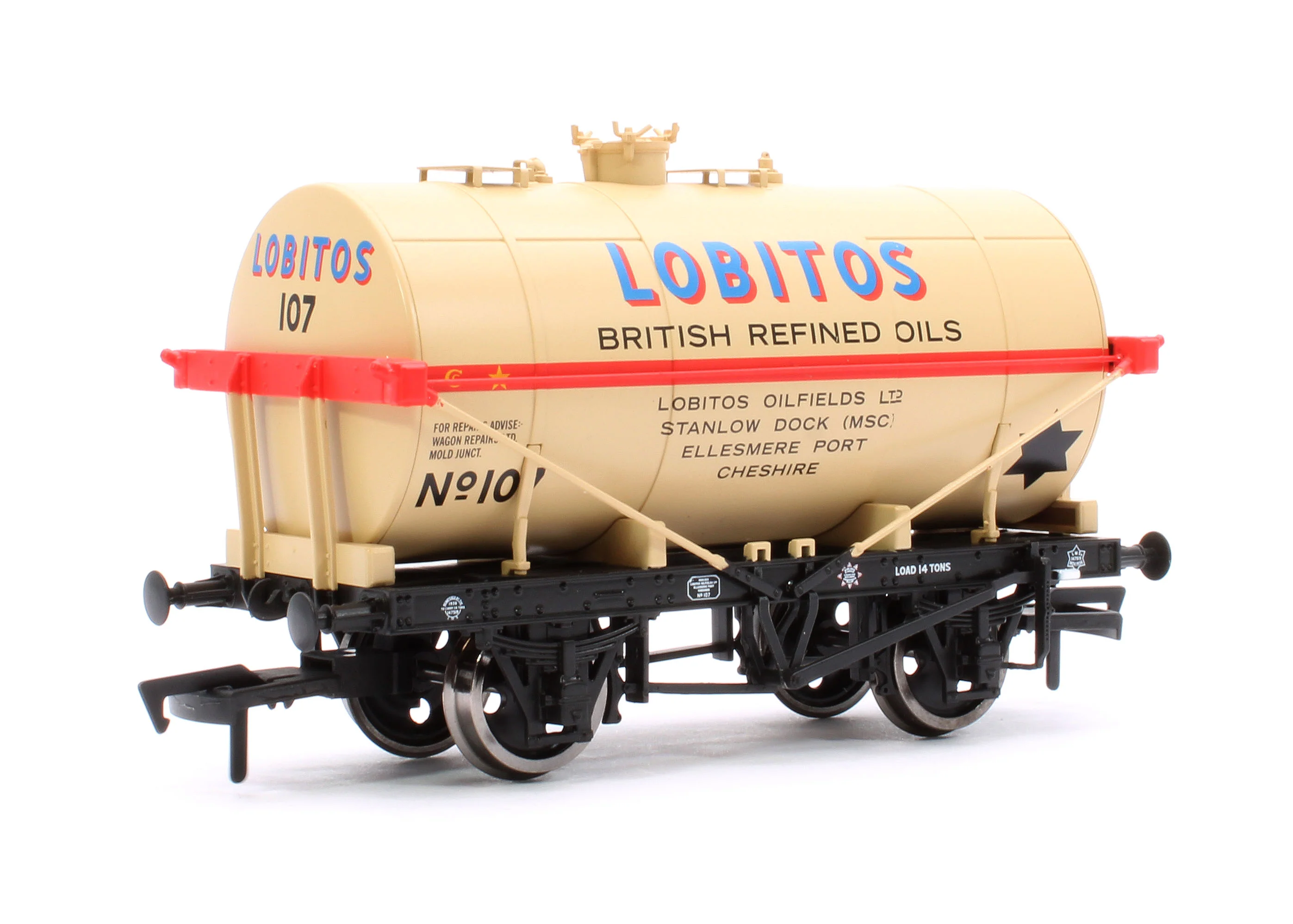 4F-058-005 14T Tank Wagon Class A Lobitos (Blue/ Red shade) Stone 107