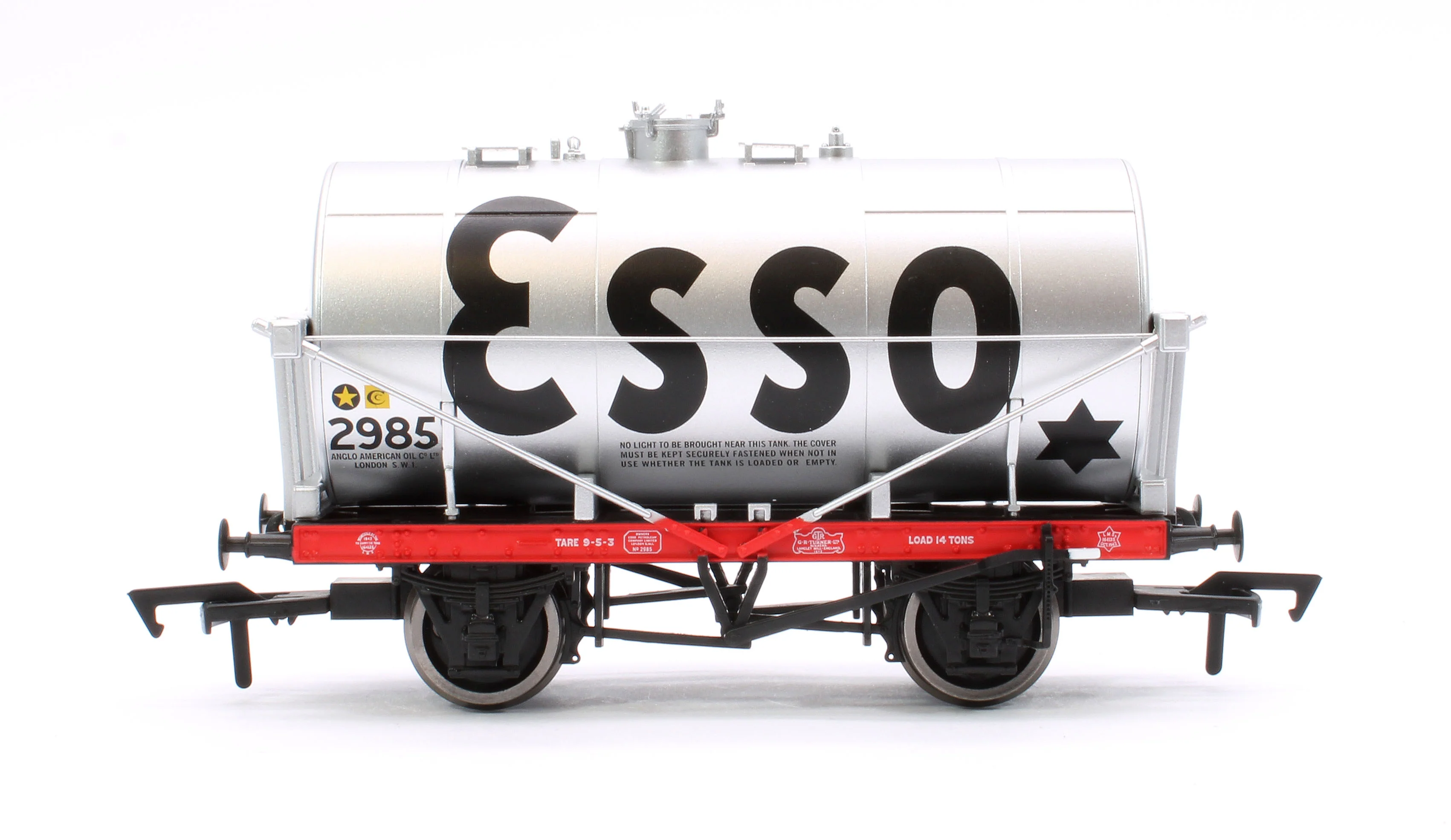 4F-058-001 14T Tank Wagon Class A Esso Silver 2985 - Image 2