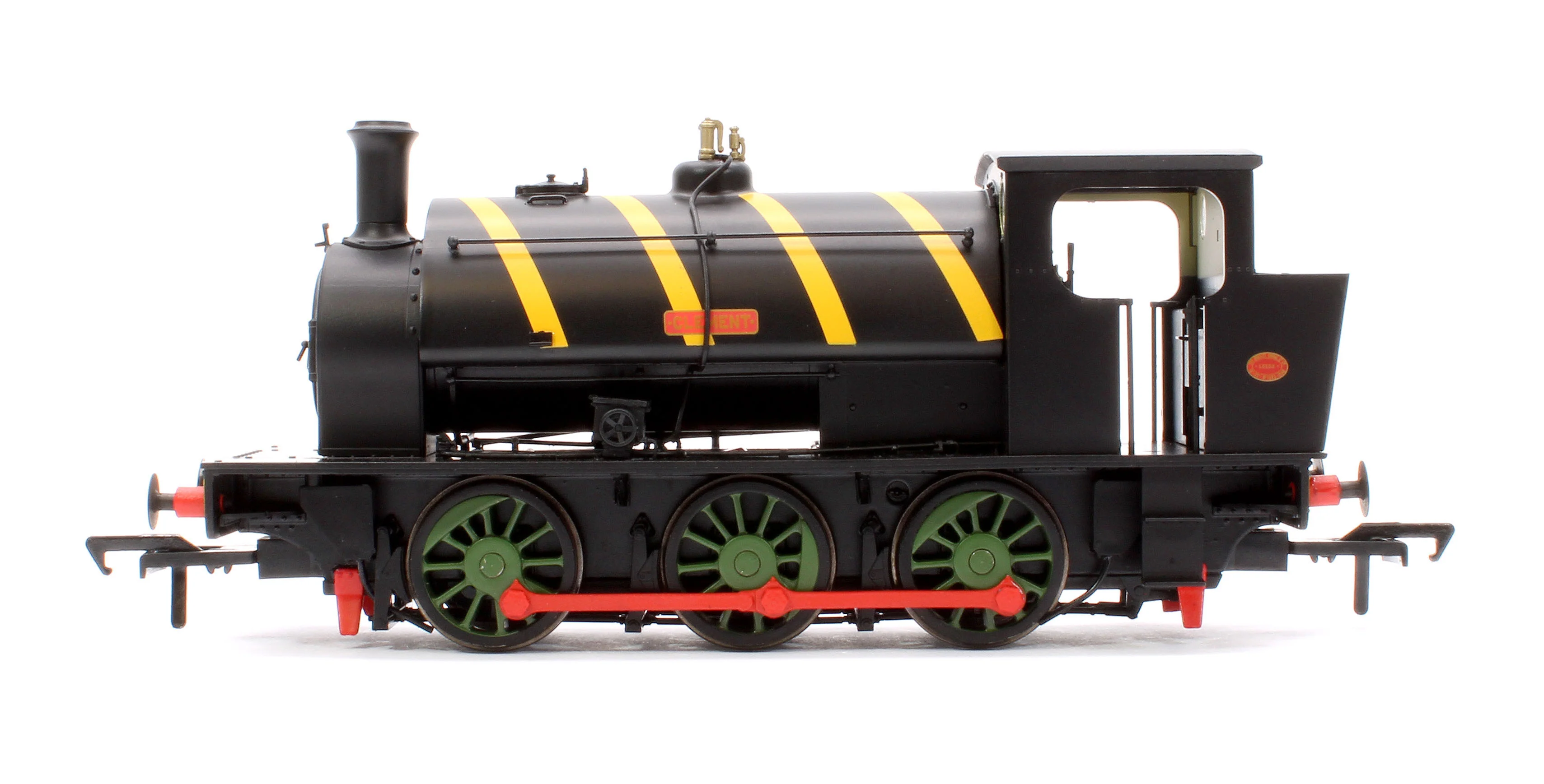 903514 16” Hunslet "Clement", NCB Brodsworth Colliery black with yellow stripes, No. 1983 - Steam Tank Locomotive - DCC Sound - Image 5