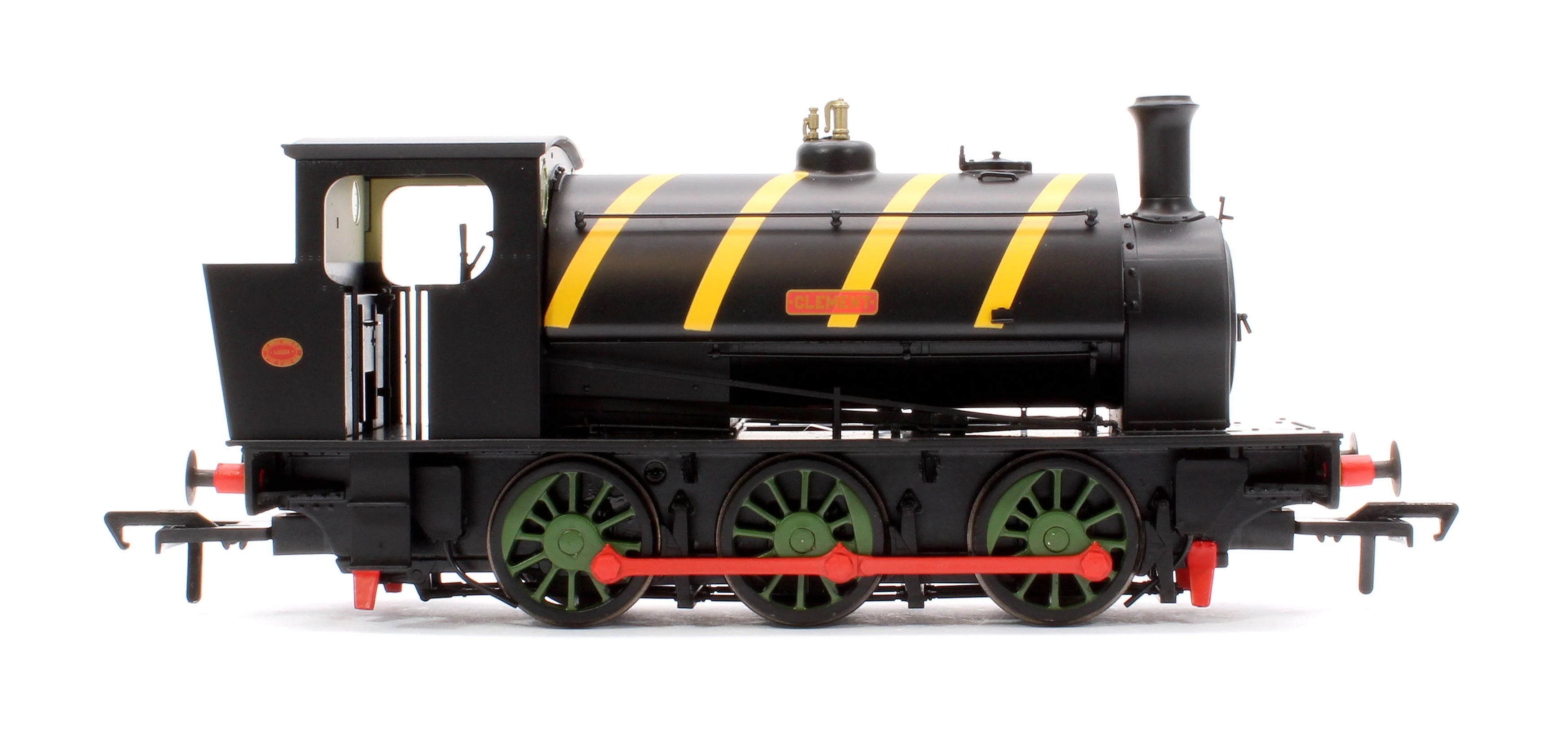 903514 16” Hunslet "Clement", NCB Brodsworth Colliery black with yellow stripes, No. 1983 - Steam Tank Locomotive - DCC Sound - Image 6