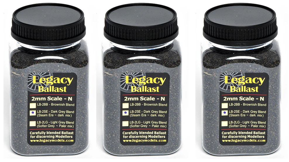 LB-2SE.3 2mm/N scale Ballast – Shed or Steam Era Value Pack