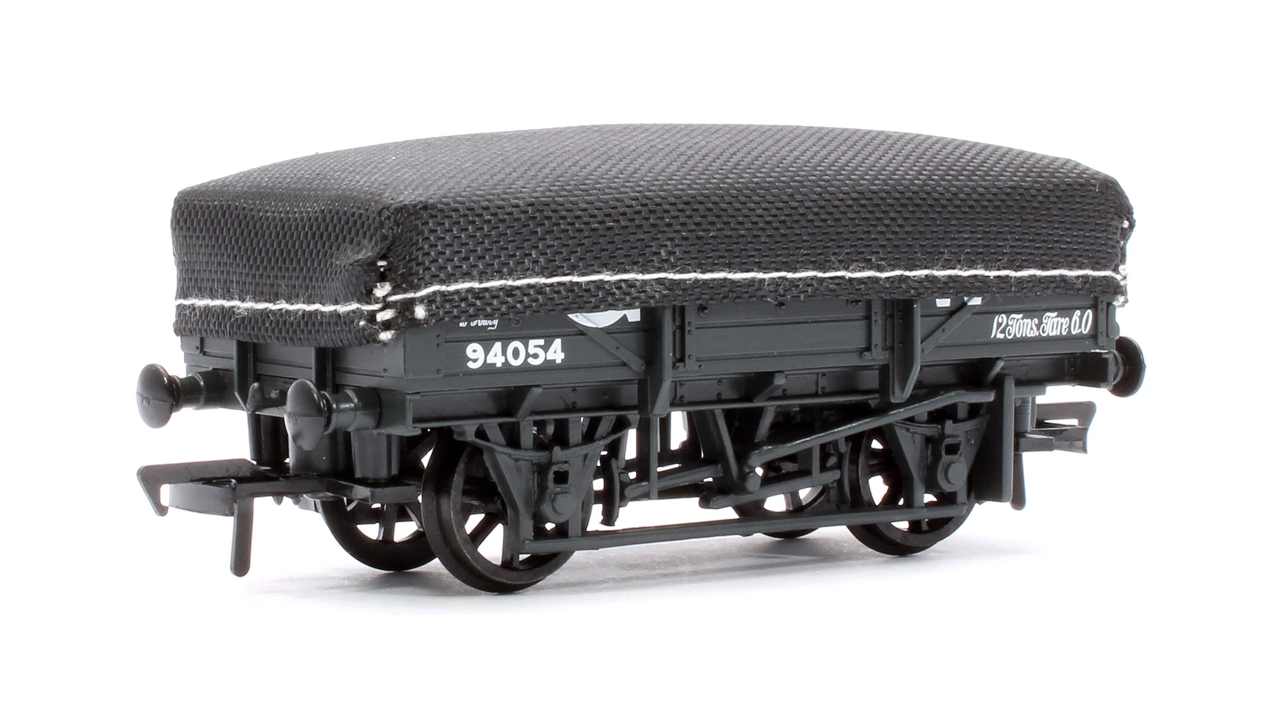 33-088B 5 Plank China Clay Wagon GWR Grey with Tarpaulin Cover 94054 - Image 3