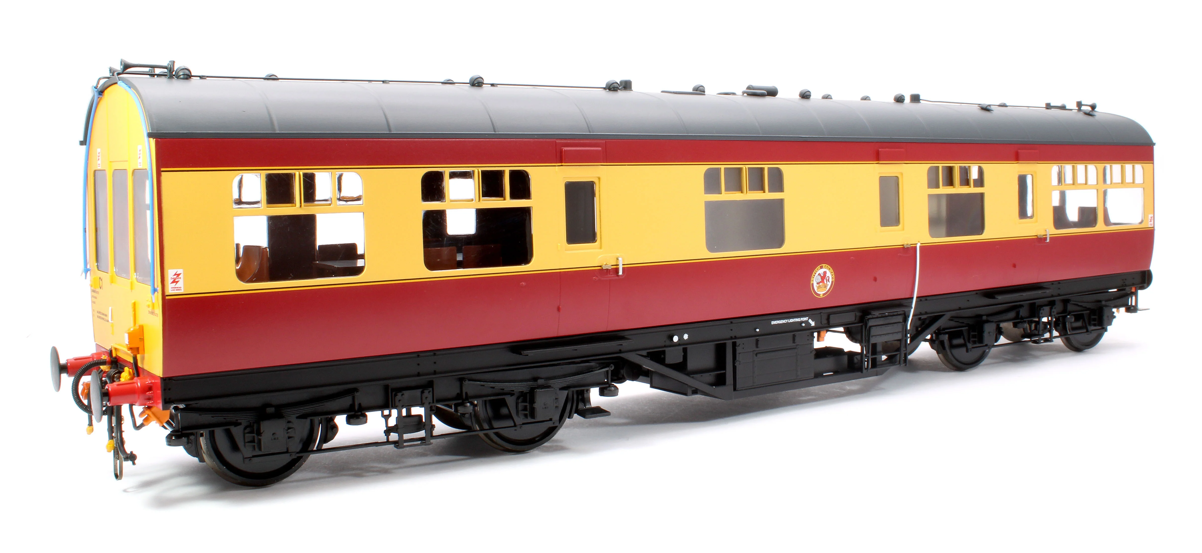 9111 50ft Inspection Saloon BR Crimson/Cream Yellow Ends