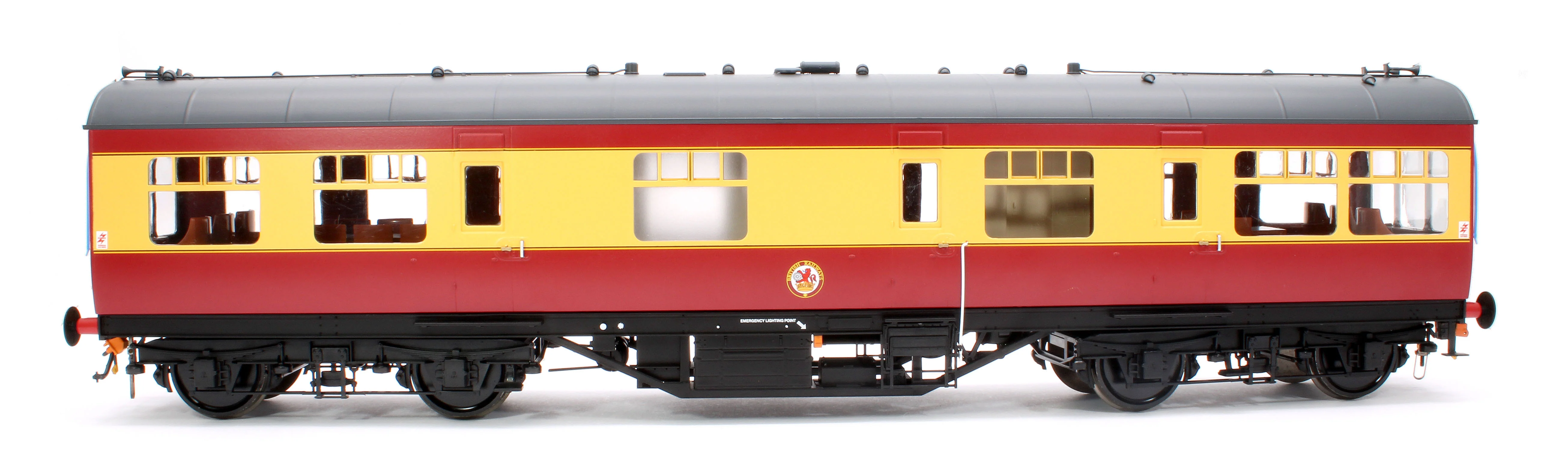 9111 50ft Inspection Saloon BR Crimson/Cream Yellow Ends - Image 2
