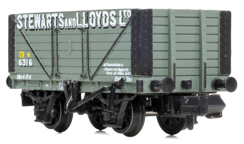 377-150C 8 Plank Wagon Fixed Ends 'Stewarts & Lloyds Ltd' Grey No.6316 - Image 3