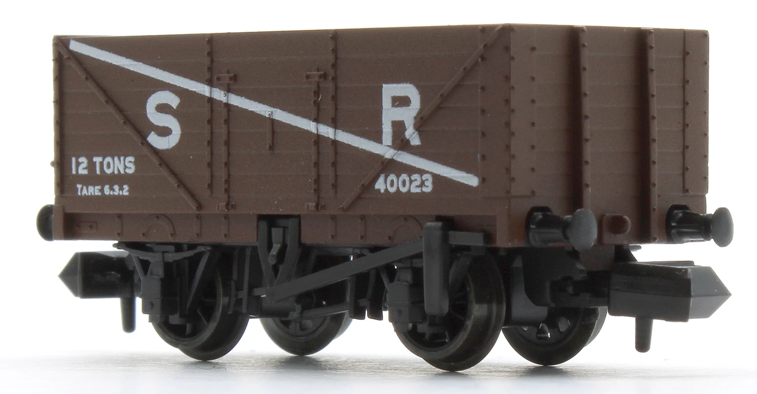 NR7002S 9ft 7 plank open wagon, SR, brown No.40023 - Image 2
