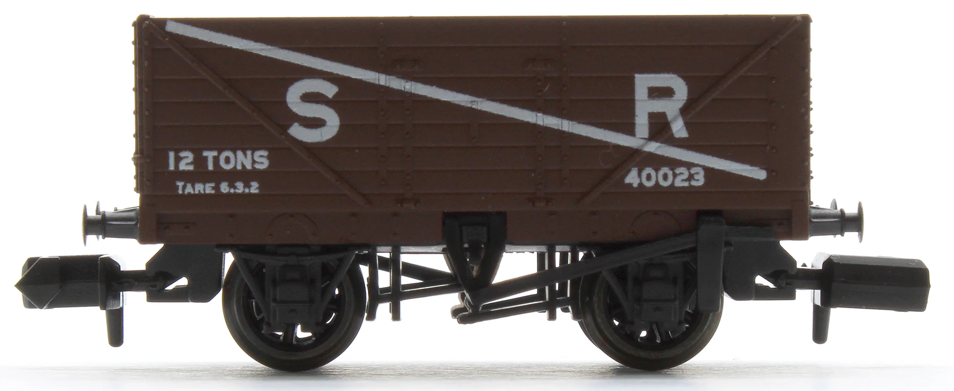 NR7002S 9ft 7 plank open wagon, SR, brown No.40023 - Image 3