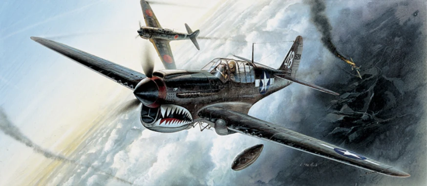 PKAY12465 P-40M/N Warhawk Model Kit