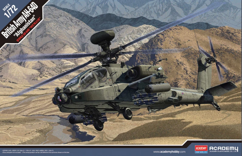 PKAY12537 AH-64D British Army 'Afghanistan' Model Kit