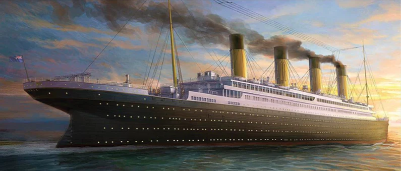 PKAY14215 The White Star Liner Titanic Model Kit