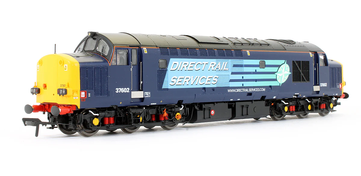 ACC231437602 Pre-Owned Class 37/6 DRS Blue 37602 (Compass) Diesel Locomotive - DCC Sound - Image 2