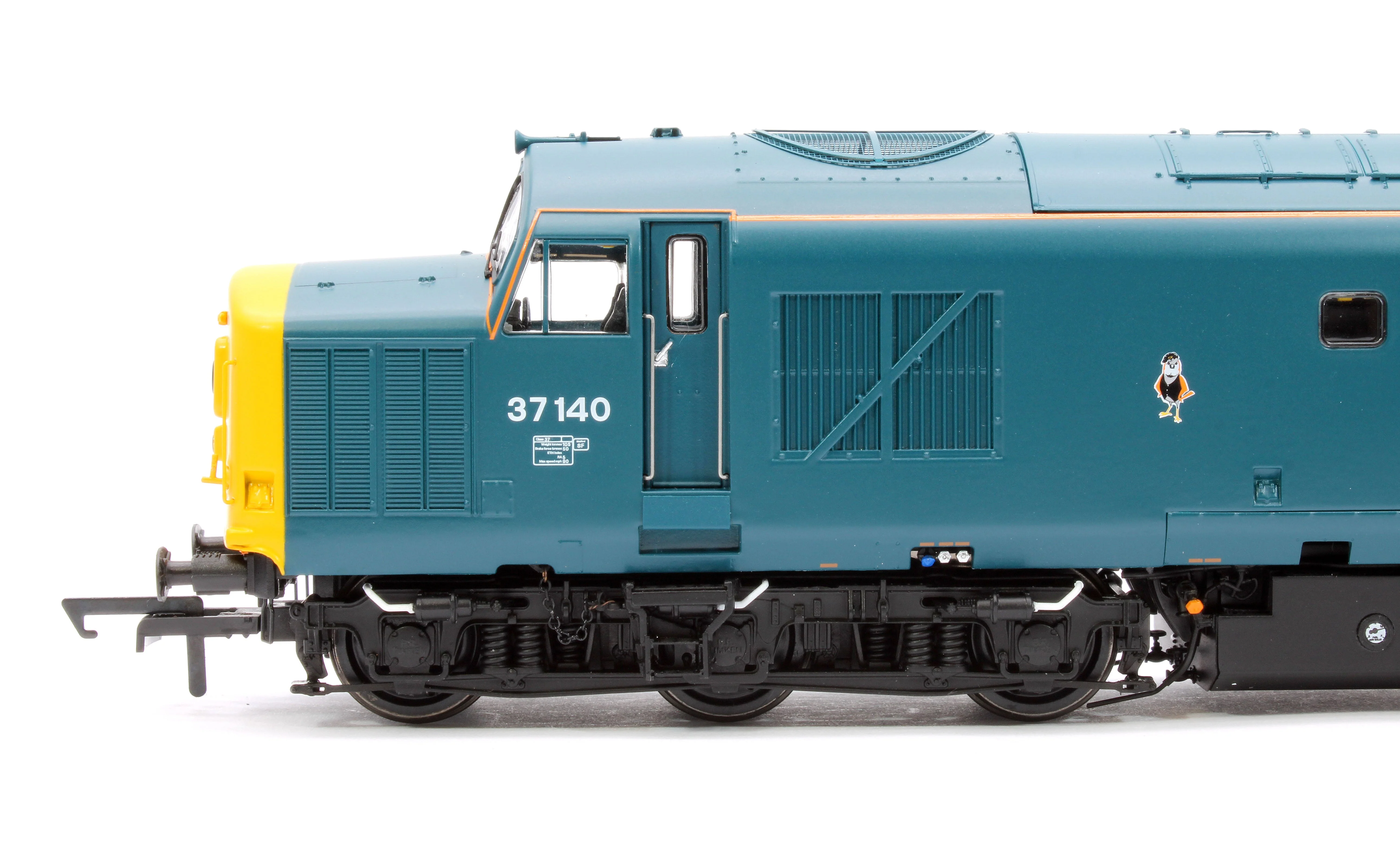 Pre-Owned ACC2611 Class 37/0 37140 BR Blue (Orange Cantrail) Diesel Locomotive - Image 7