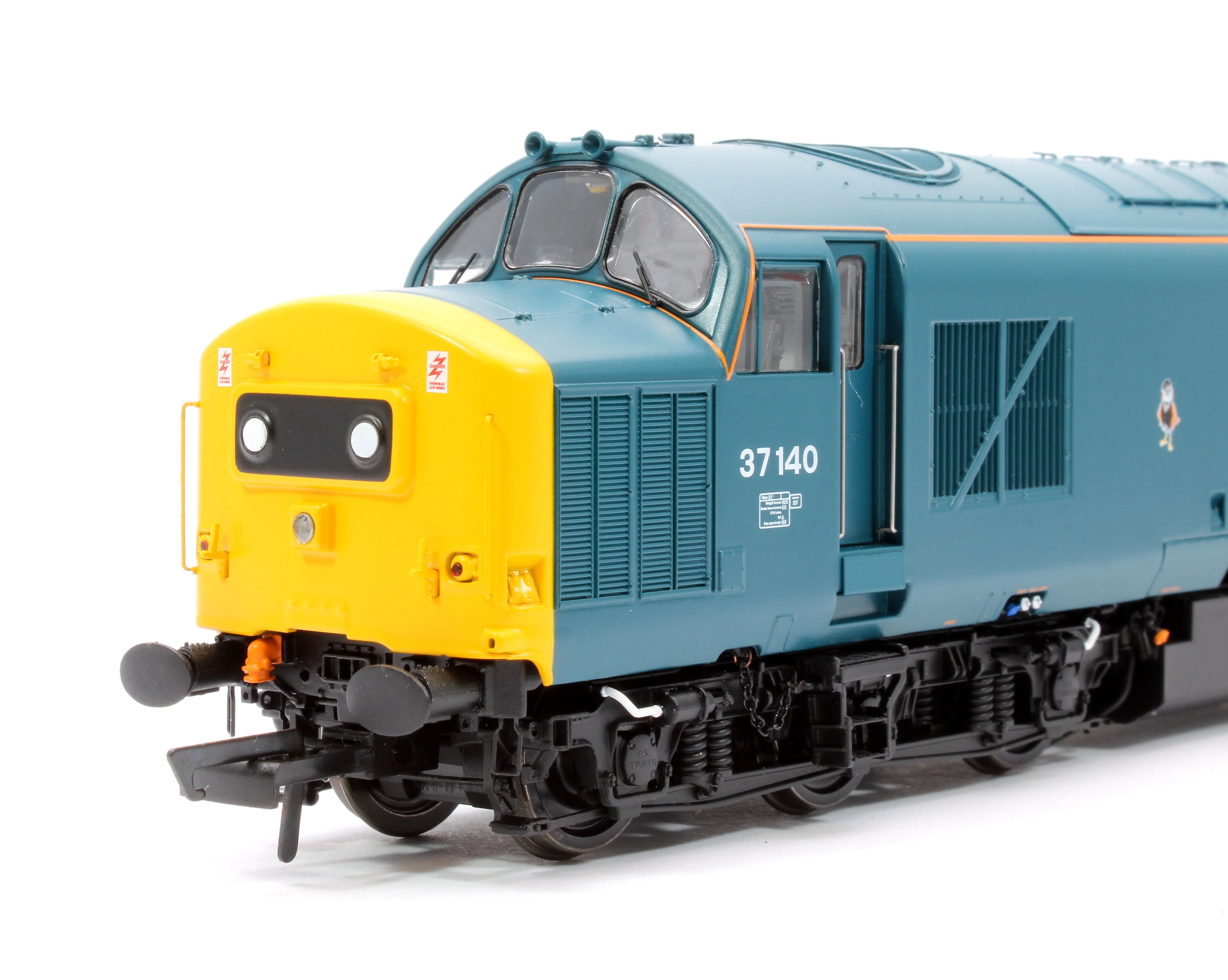 Pre-Owned ACC2611 Class 37/0 37140 BR Blue (Orange Cantrail) Diesel Locomotive - Image 9