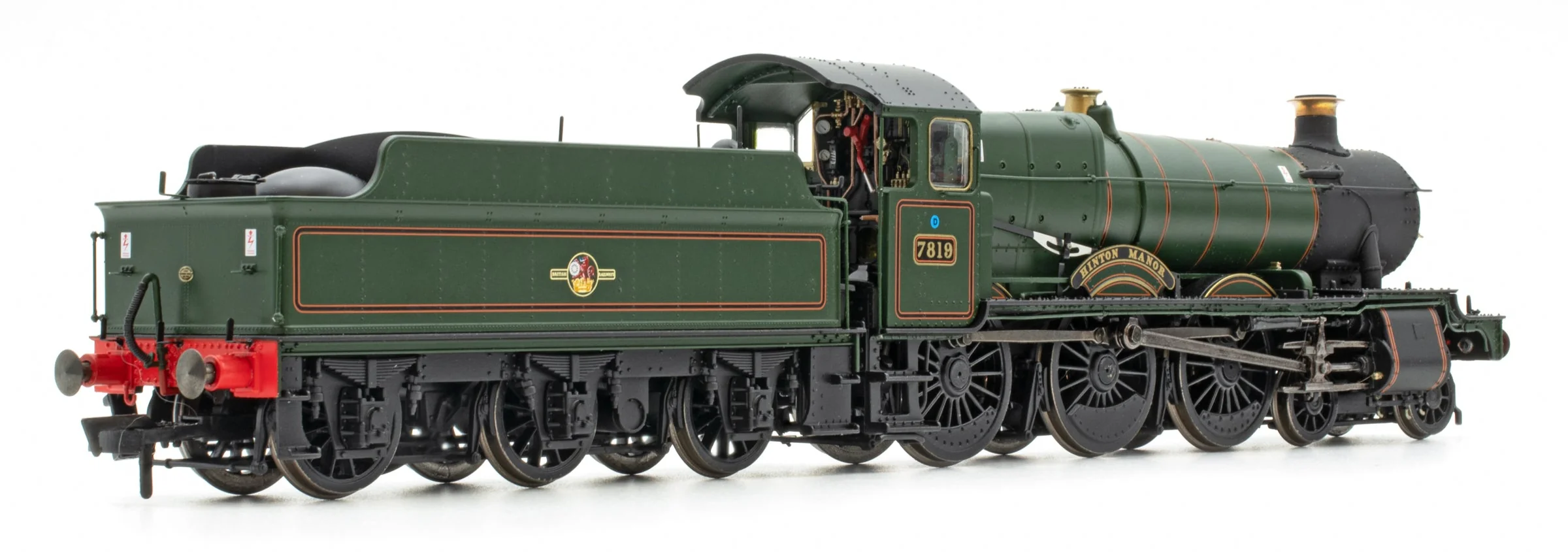 ACC2714-DCC Hinton Manor ' Bulled Up BR Lined Green (Late Crest) 4-6-0 No.7819 Steam Locomotive - DCC Sound - Image 2