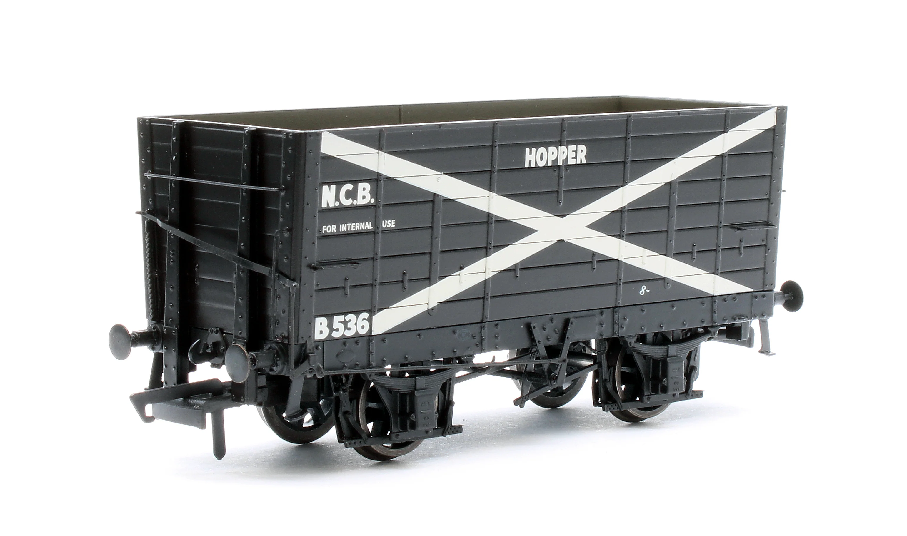 ACC2831 NER 20t Hopper - P7 Hopper - NCB Black, with white cross - Triple Pack - Image 7