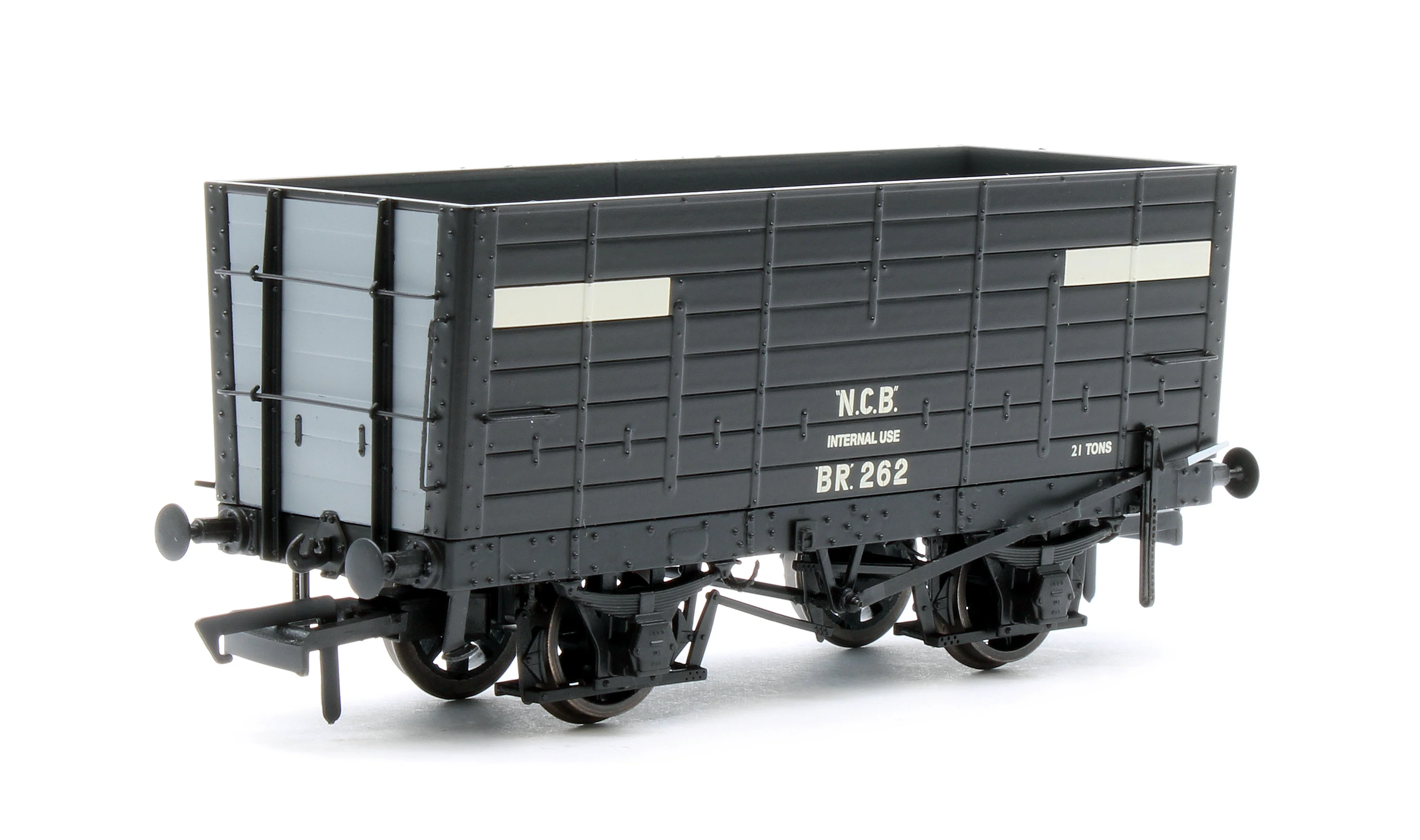ACC2832 NER 20t Hopper - P7 Hopper - NCB (Brodsworth) Black, with white planks - Triple Pack - Image 5