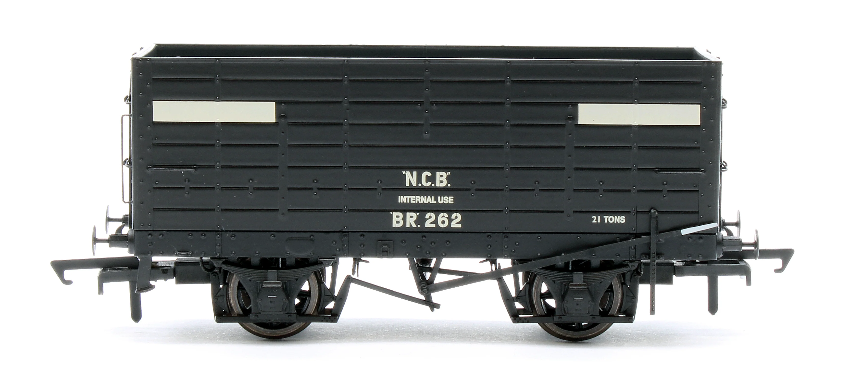ACC2832 NER 20t Hopper - P7 Hopper - NCB (Brodsworth) Black, with white planks - Triple Pack - Image 6