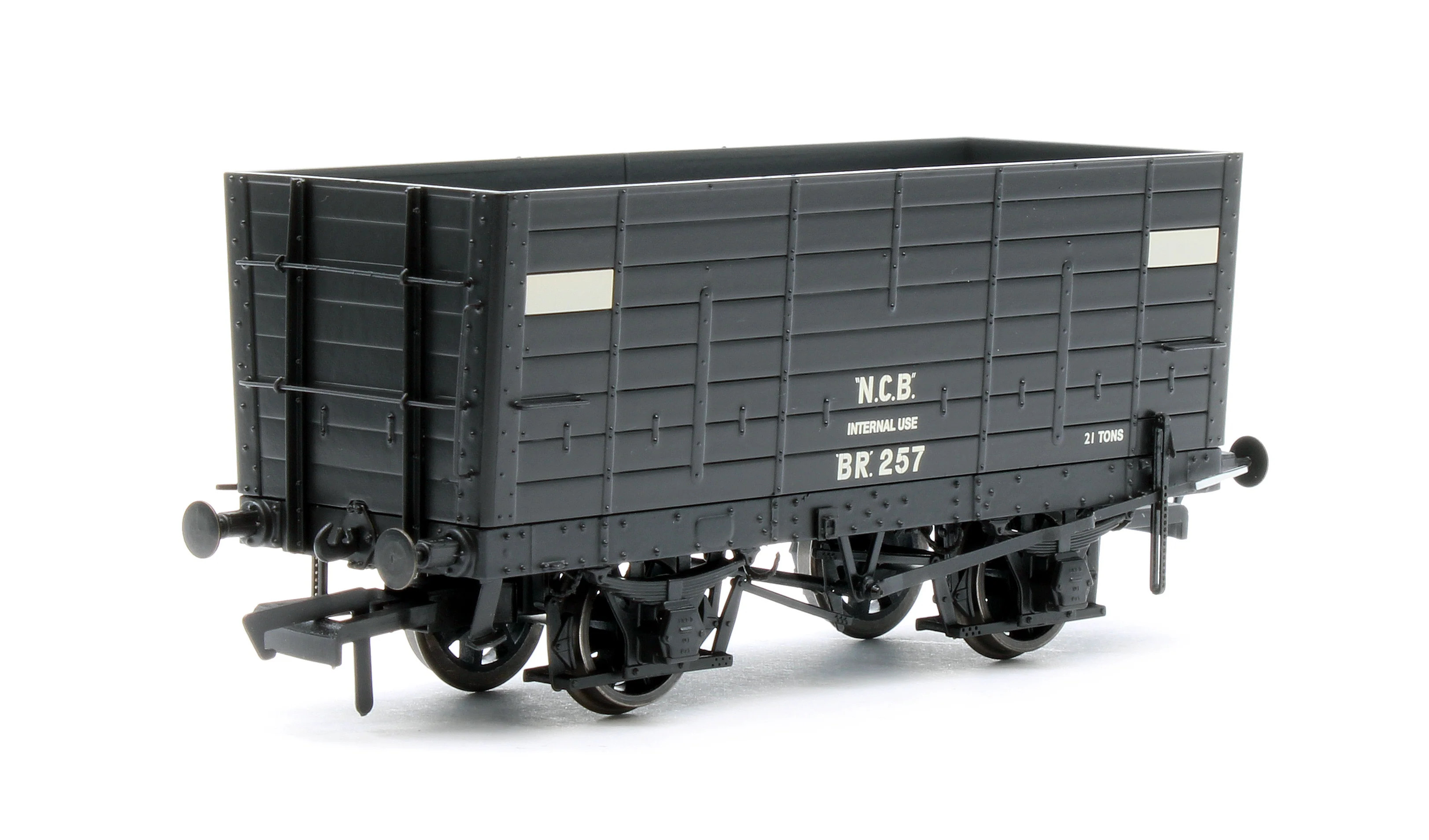 ACC2832 NER 20t Hopper - P7 Hopper - NCB (Brodsworth) Black, with white planks - Triple Pack - Image 7