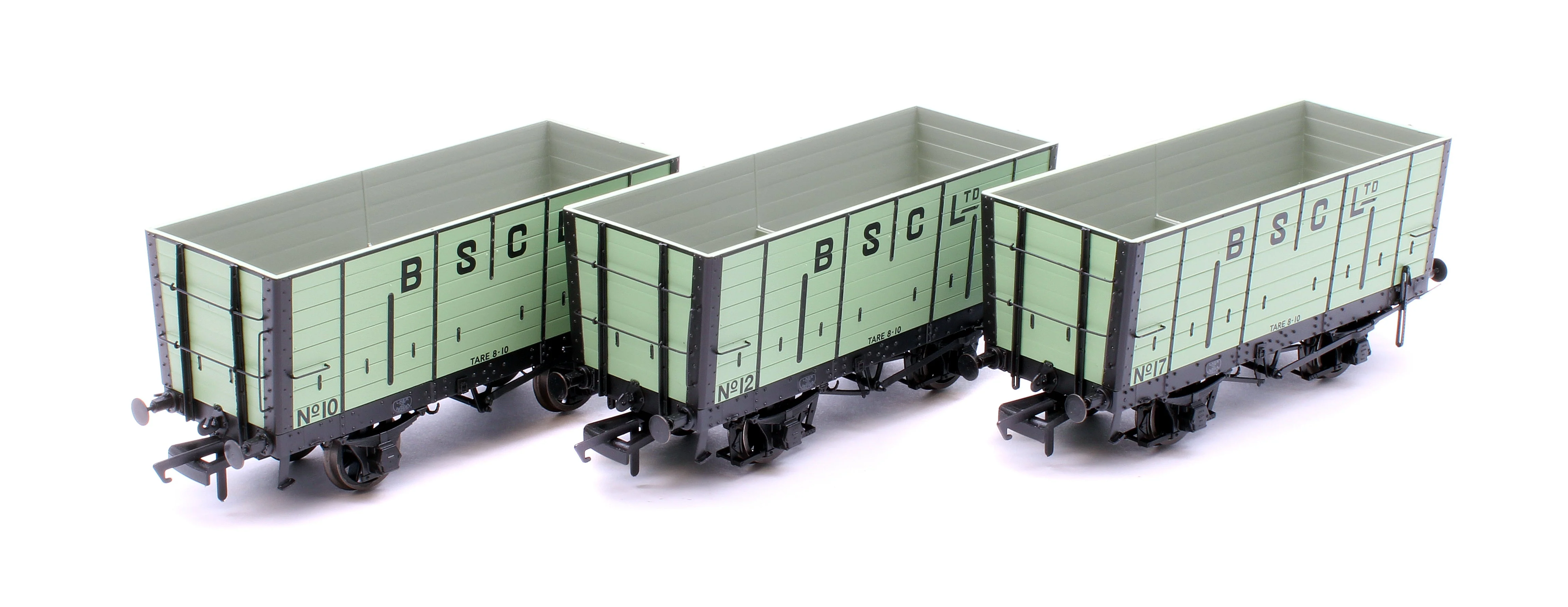 Pre-Owned ACC2833 NER 20t Hopper - BSC (Internal User) Hopper - Pale Green, with black ironwork - Triple Pack - Image 2