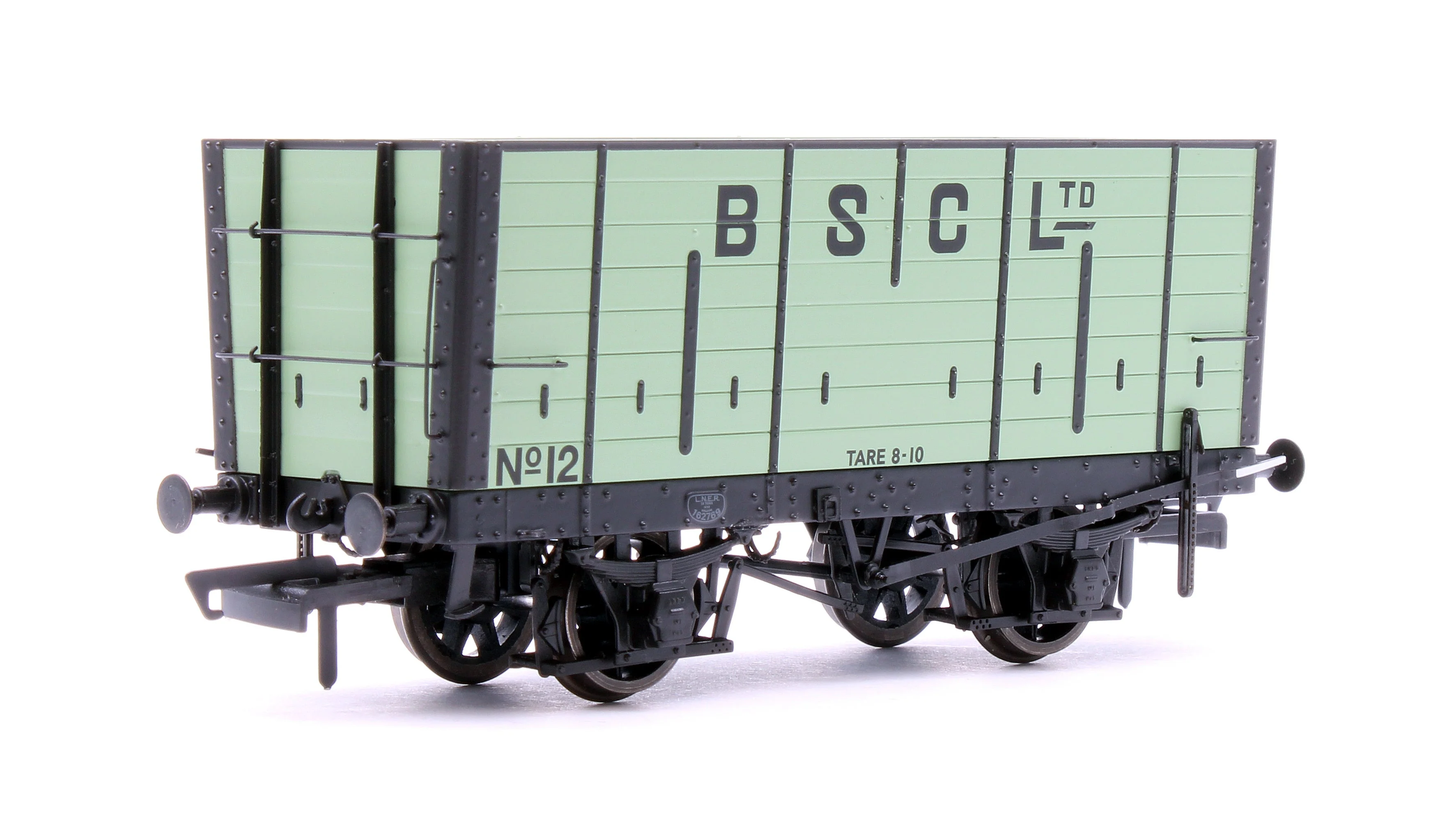 Pre-Owned ACC2833 NER 20t Hopper - BSC (Internal User) Hopper - Pale Green, with black ironwork - Triple Pack - Image 5