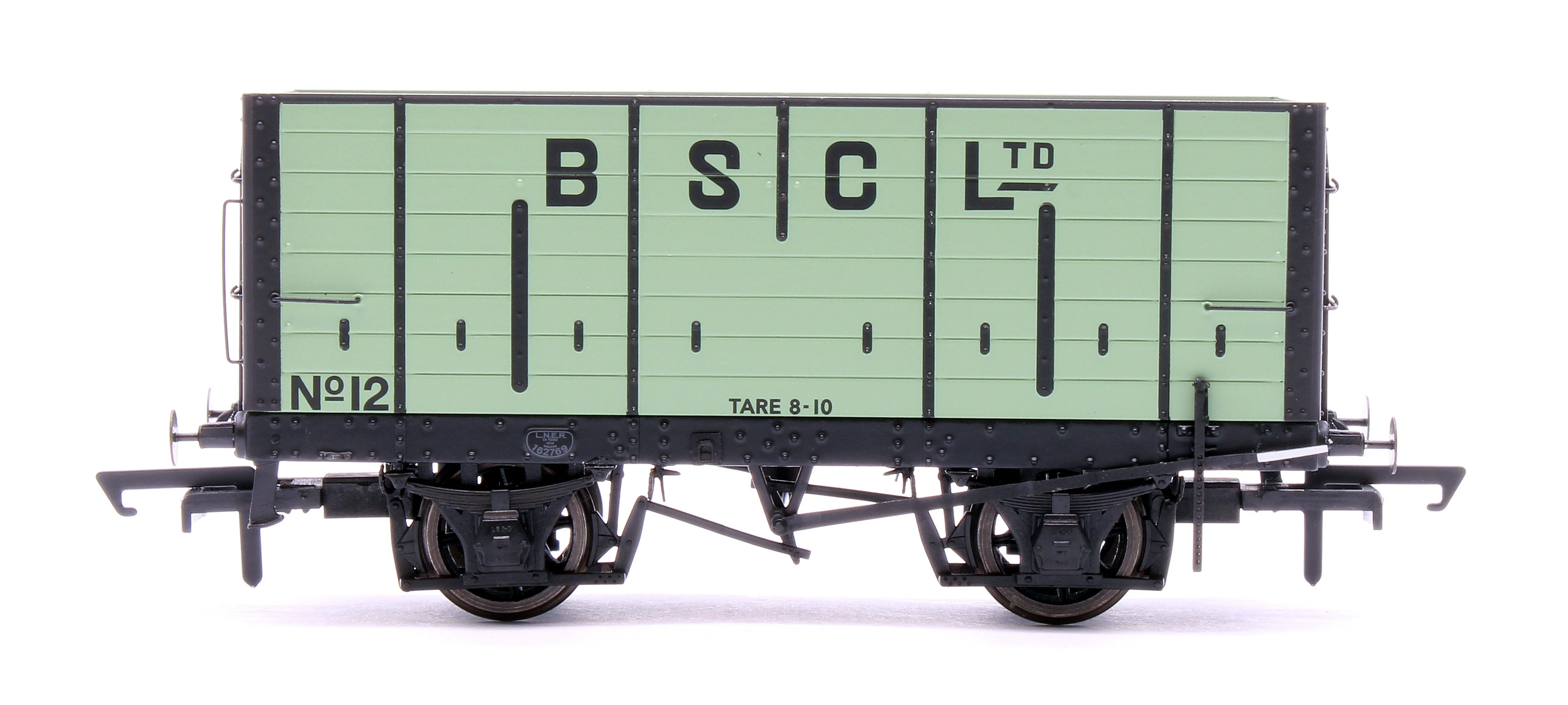 Pre-Owned ACC2833 NER 20t Hopper - BSC (Internal User) Hopper - Pale Green, with black ironwork - Triple Pack - Image 6