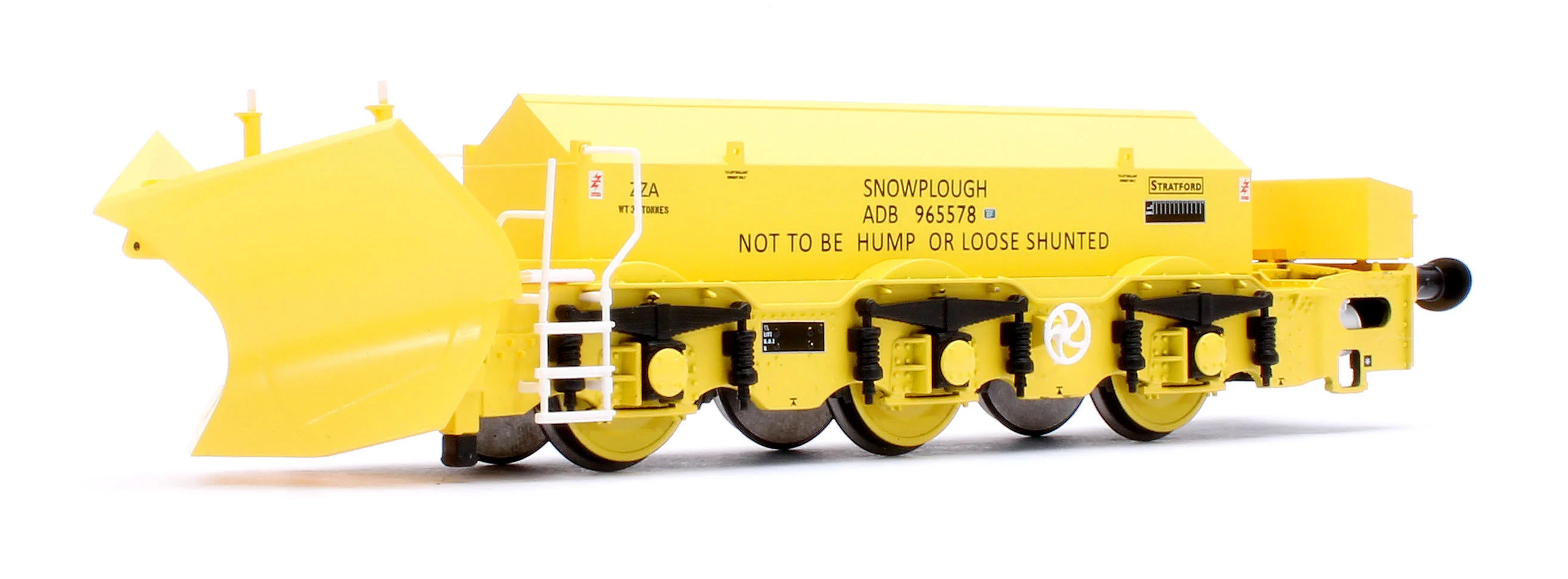 ACC3041 Beilhack Snowplough ZZA ADB965578/579 'Stratford Shark' BR yellow (ex Class 40) Twin Pack - Image 2