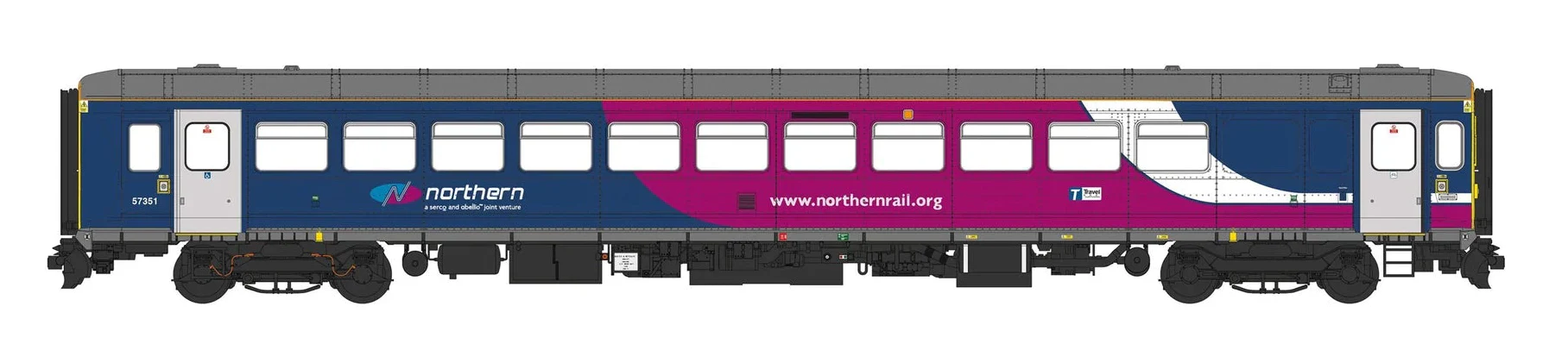 ACC3502-DCC Class 153 Single Car DMU 153351 Northern ‘Swoosh’ - DCC Sound