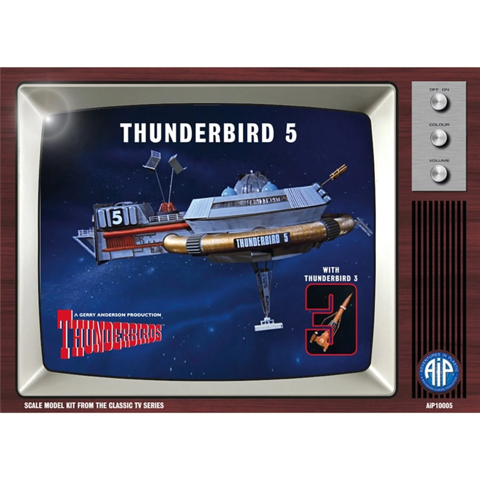 AIP10005 Thunderbird 5 with Thunderbird 3 Model Kit - Image 3