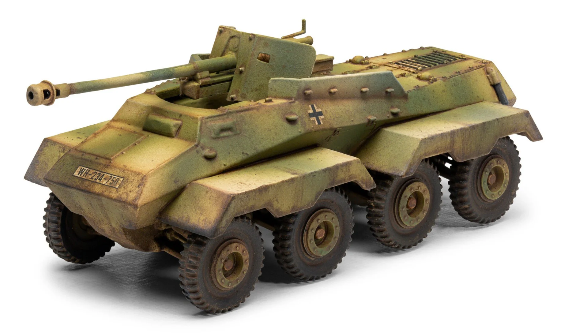 A01311V SDKFz.234 Armoured Car Model Kit - Image 6