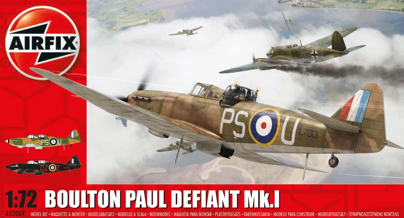 A02069 Boulton Paul Defiant Mk.I Model Kit