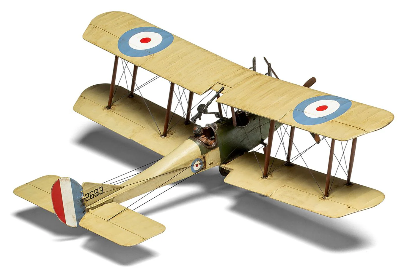 A02101 Royal Aircraft Factory BE2c Model Kit - Image 2