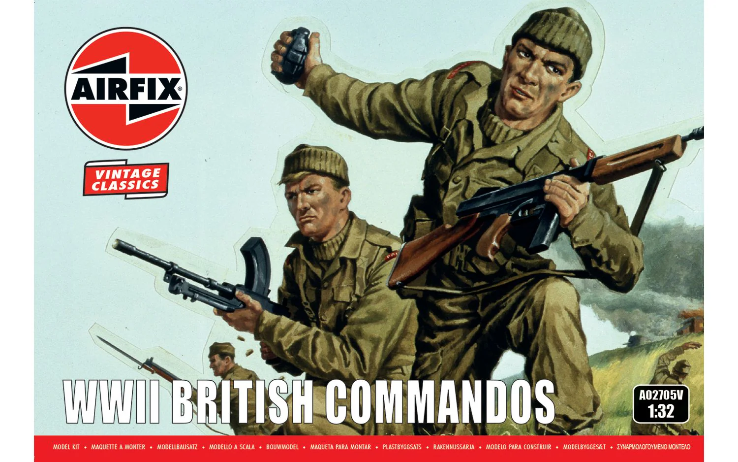 A02705V WWII British Commandos Model Kit