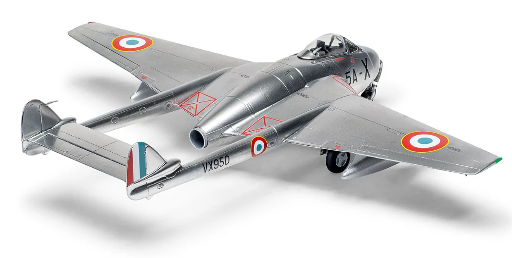 A06108 de Havilland Vampire FB.5/FB.9 Model Kit - Image 9