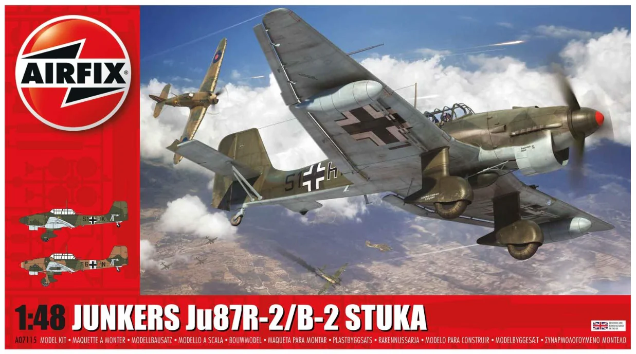 A07115 Junkers Ju87R-2/B-2 Stuka Model Kit
