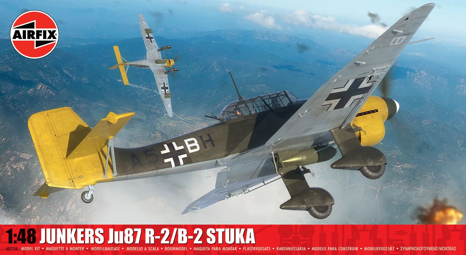 A07115A Junkers Ju87 R-2/B-2 Stuka Model Kit