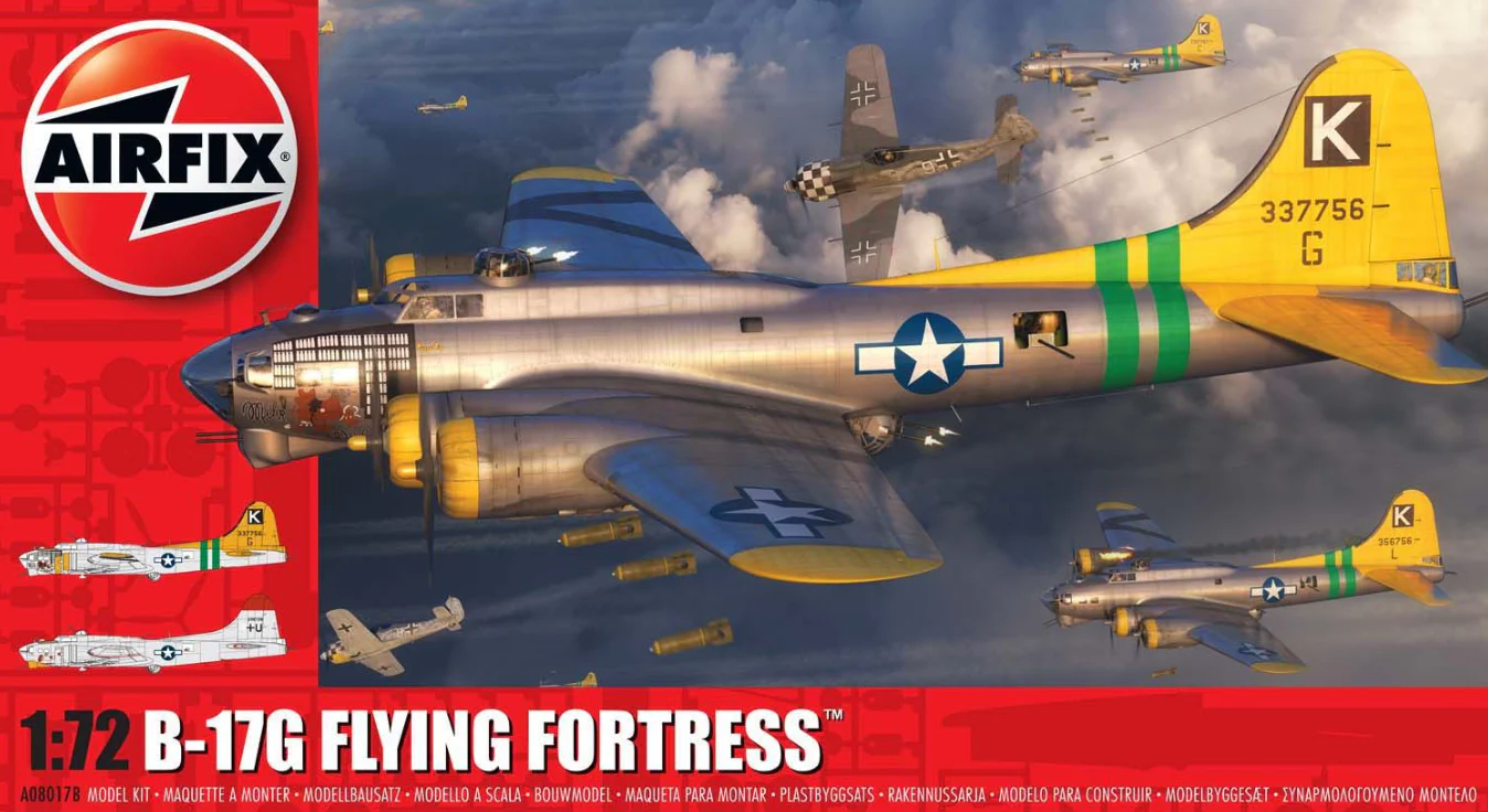 A08017B B-17G Flying Fortress Model Kit