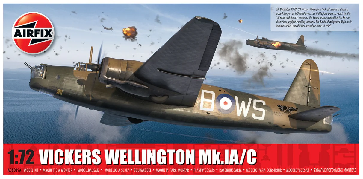 A08019A Vickers Wellington Mk.IA/C Model Kit