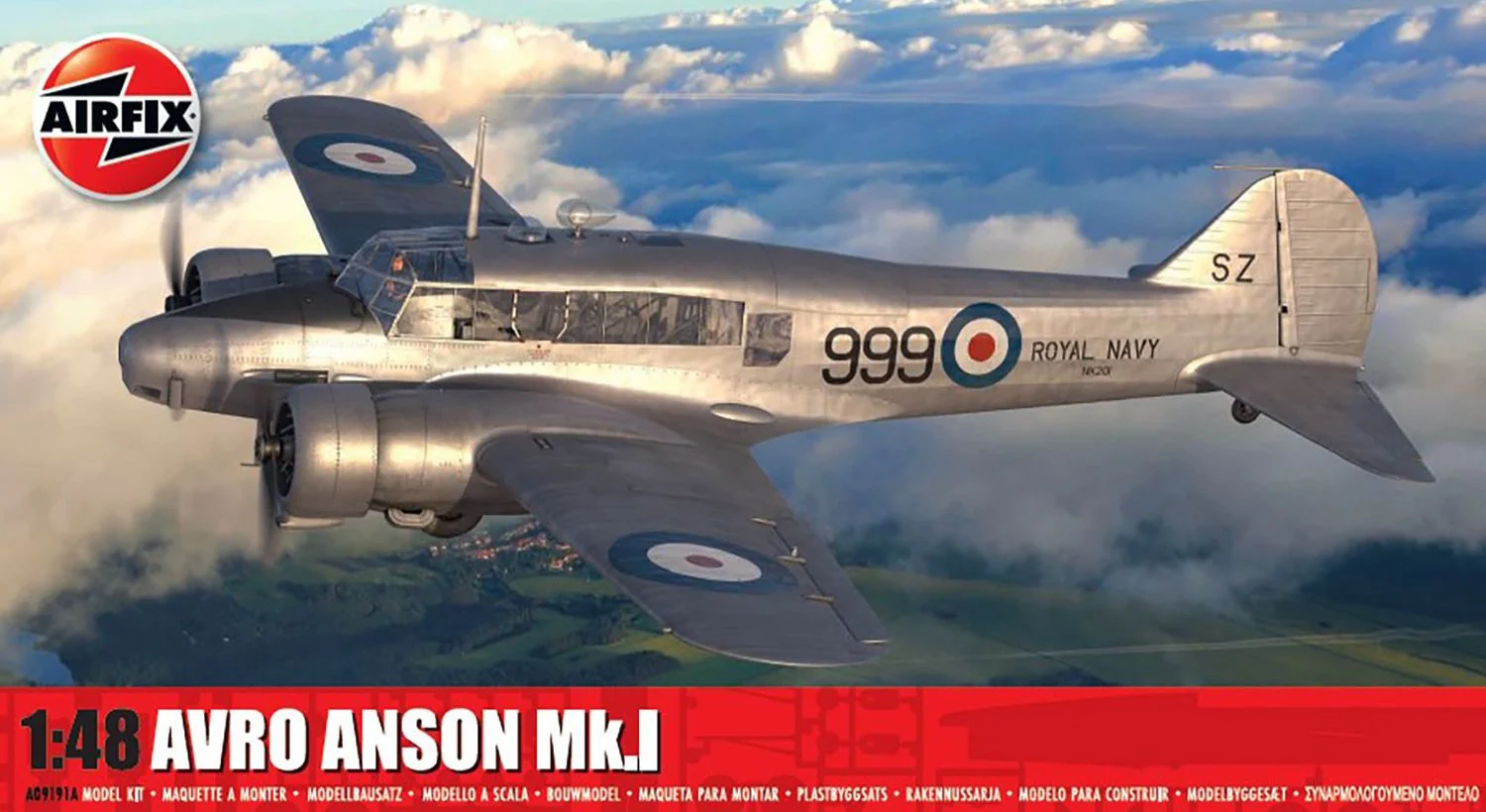 A09191A Avro Anson Mk.I Model Kit