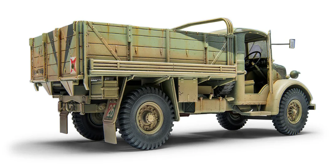 A1380 WWII British Army 30-cwt 4x2 GS Truck Model Kit - Image 3