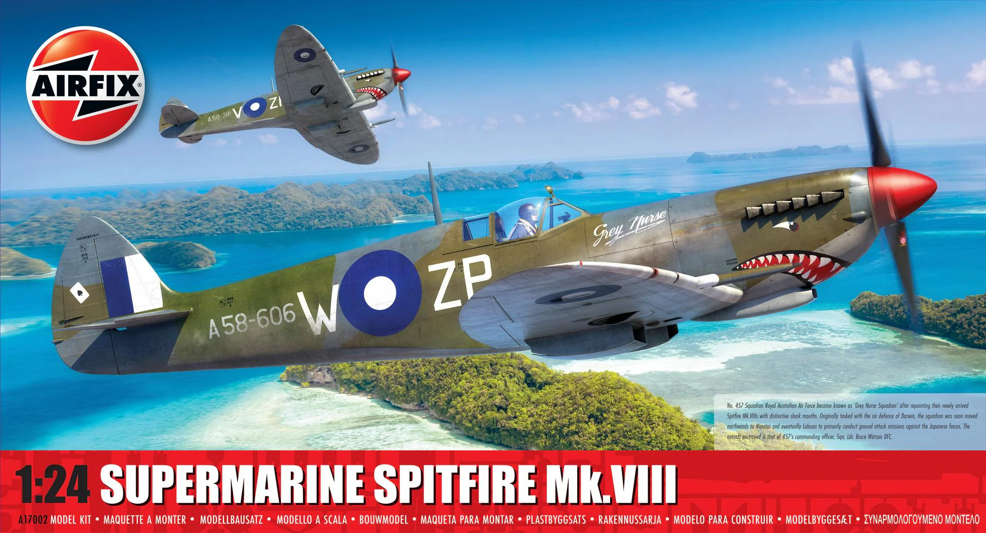 A17002 Supermarine Spitfire Mk.VIII Model Kit