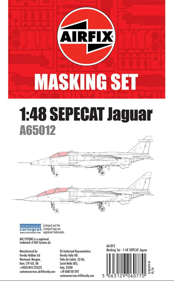 A65012 Masking Set - SEPECAT Jaguar