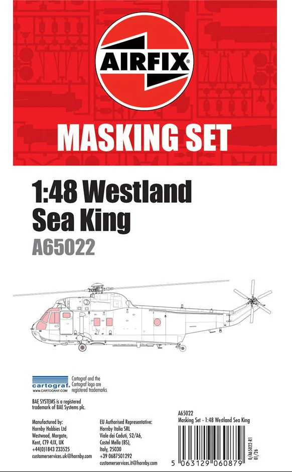 A65022 Masking Set - Westland Sea King